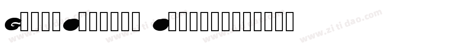 GrantOutline Oblique字体转换